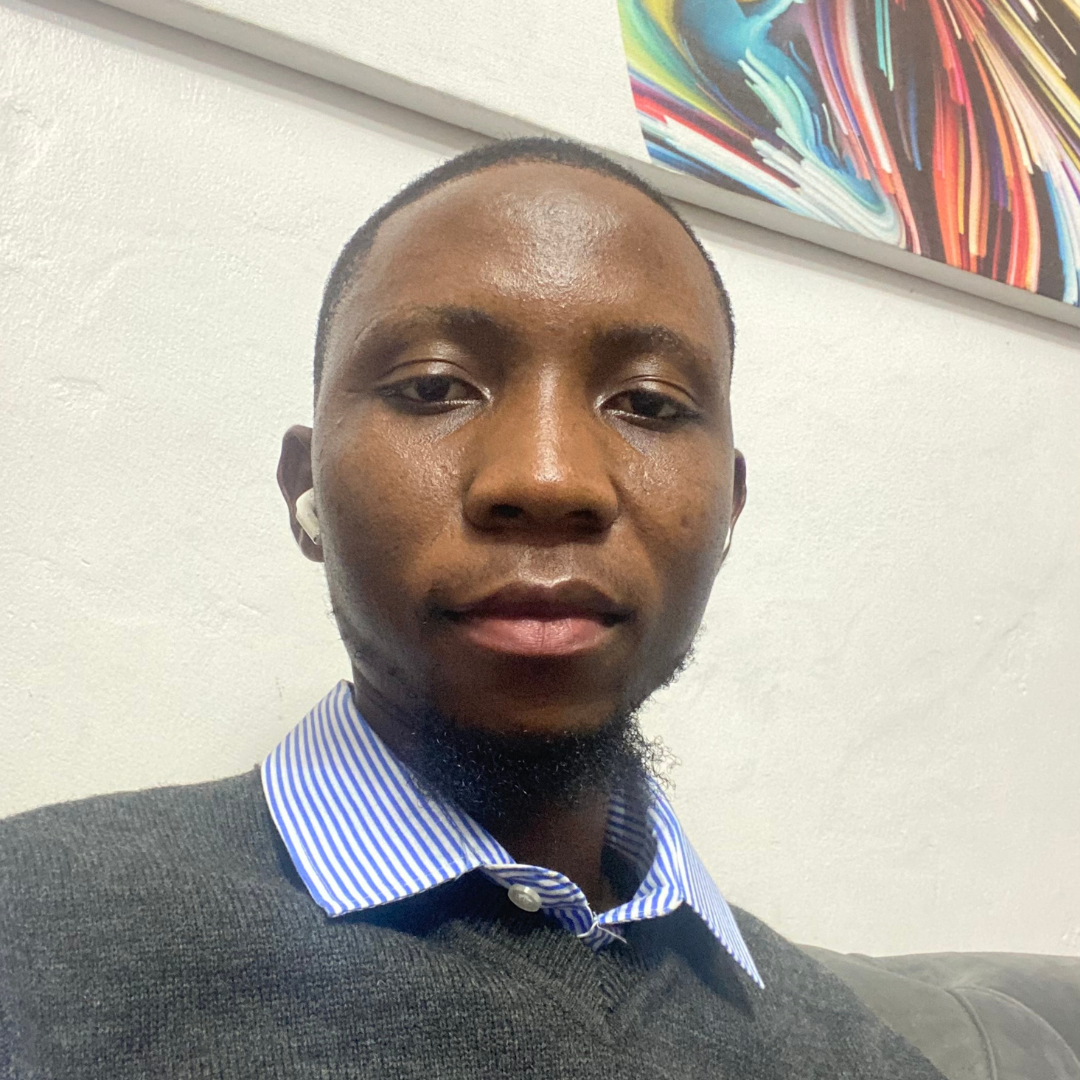 Headshot of Abolore, Scrum Master at EGA Tech